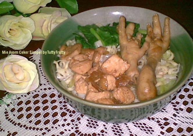  Resep  Mie Ayam Ceker  Simpel  oleh Tutty Frutty Cookpad