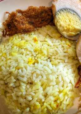 Nasi Kuning ala Tiger Kitchen, gurih, gampang buatnya