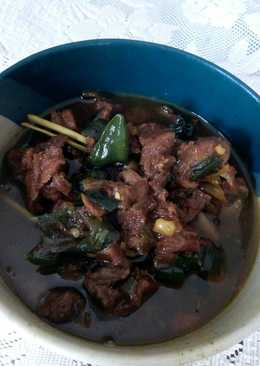 Tumis daging cabe hijau pedes enakðŸ˜ƒ