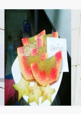 PUDING PEPAYA RASA NANAS BIJI SERASIH