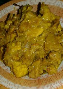 Gulai daging tanpa santan(menu anak)