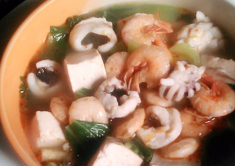 gambar untuk cara membuat Tom Yam (Seafood)
