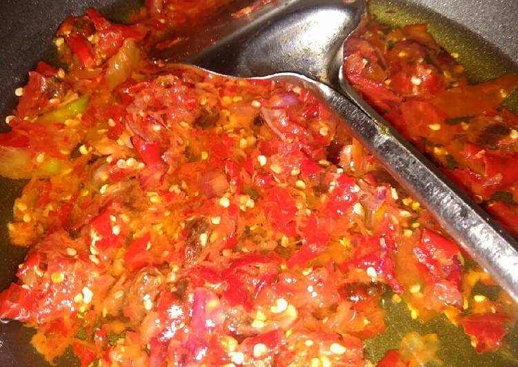 gambar untuk resep makanan Lado merah / sambel merah ulek ala dechan