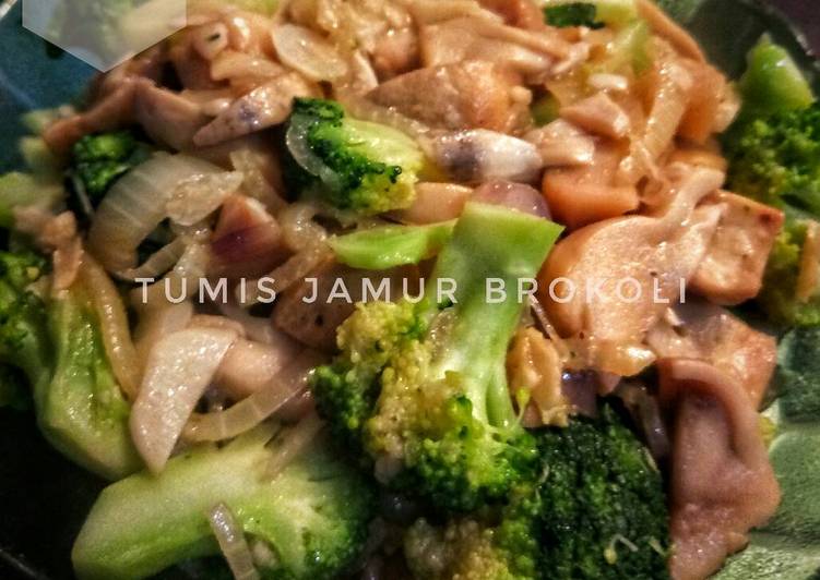 resep lengkap untuk Tumis Jamur Brokoli