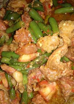 Tumis tetelan daging sapi