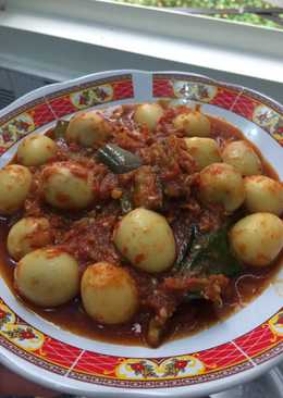 Balado 3T (Teri Terong Telorpuyuh)