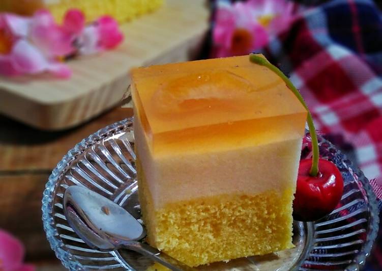 gambar untuk resep makanan Orange Puding Cake