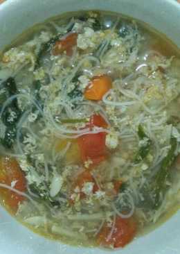 Bihun Kuah Jamur Enoki