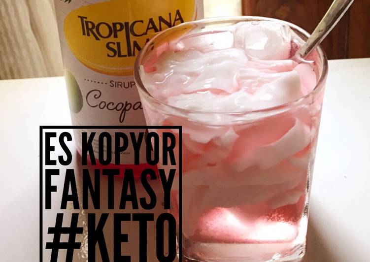 gambar untuk resep makanan Es Kopyor Fantasy #keto