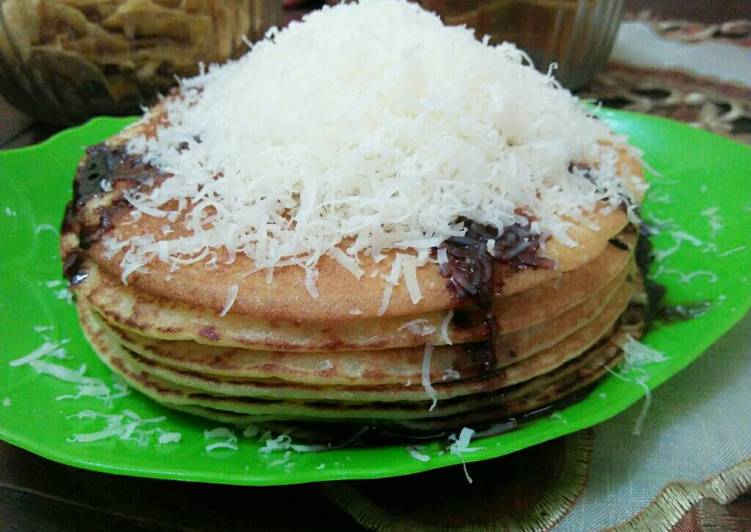 Resep Pancake keju susu Karya shisi