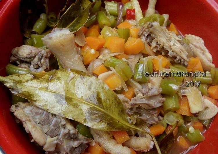 resep makanan Asem-asem Buncis Wortel Bebalung