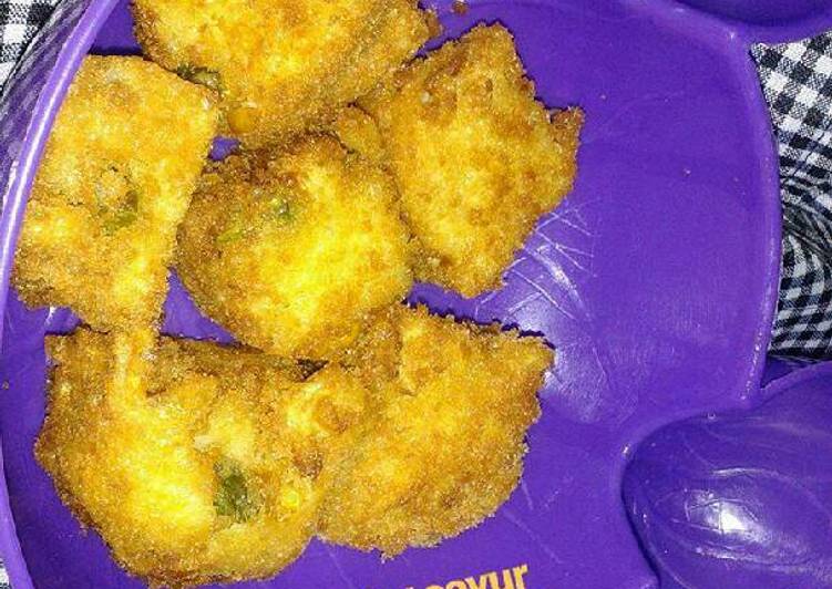 resep makanan Nugget Mie dan Sayur