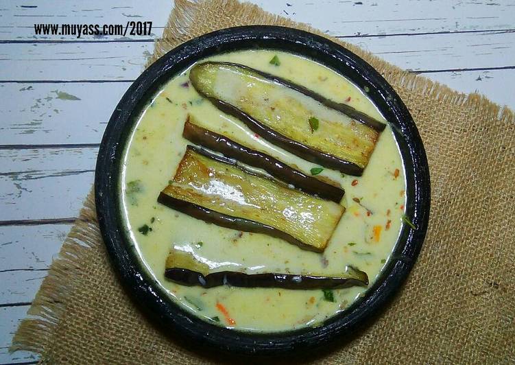 resep makanan Terong Penyet Santan #pr_olahanterong