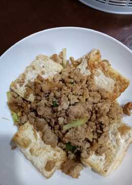 Tahu sutra daging cincang