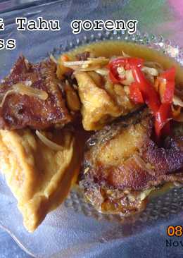 Ikan & Tahu Goreng Pedaass