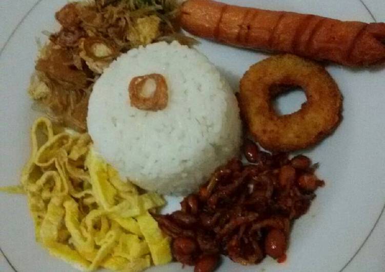 cara membuat Nasi uduk simpel magic com