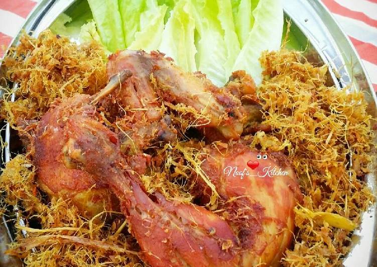 resep masakan Ayam Goreng Lengkuas & Sambal Trasi Tomat Goreng