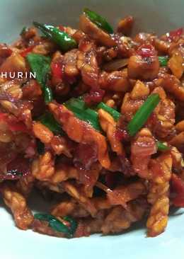 Oseng tempe kering simple
