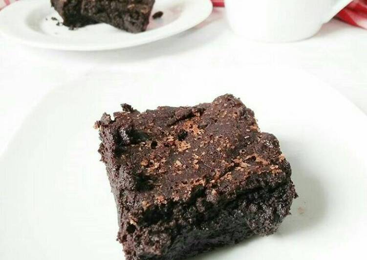 Resep Dark Choco Fudgy Brownies