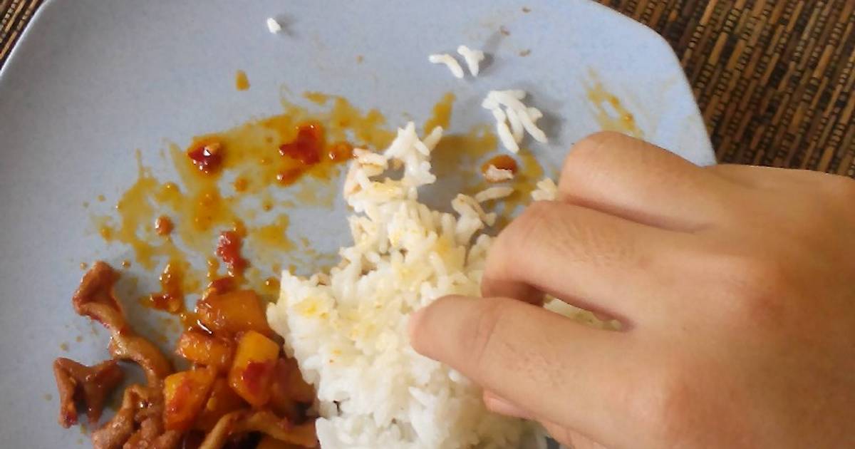 Resep Sambel kentang usus ayam ala Pipiet