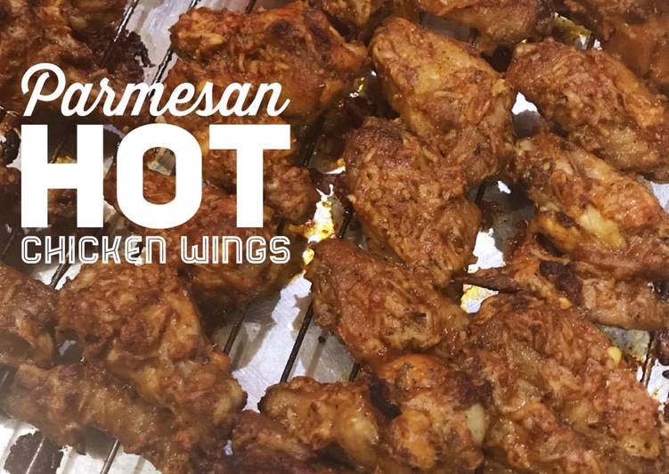 resep masakan Parmesan Hot Chicken Wings #keto idea