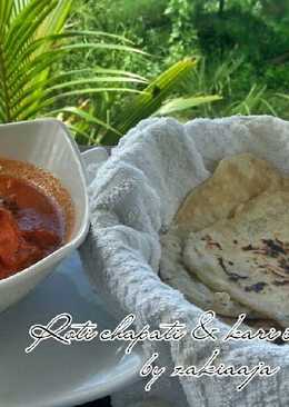 Roti chapati & kari india