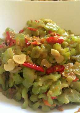 Tumis Pare Udang Rebon