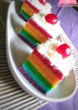 Rainbowcake lembut