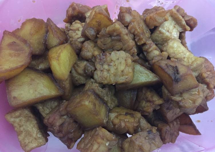 Resep Orek Tahu Tempe Kentang (Menu Diet Tanpa Nasi) Karya Maria Novena