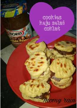 Cookies keju selai coklat