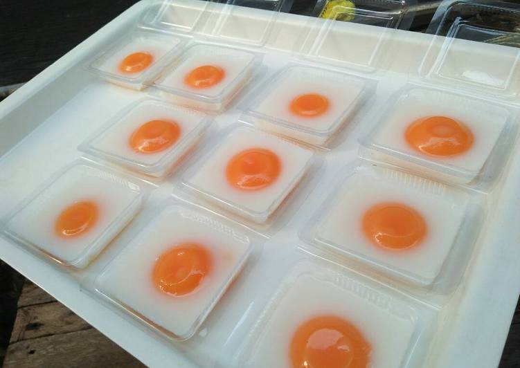 resep lengkap untuk Puding Telur