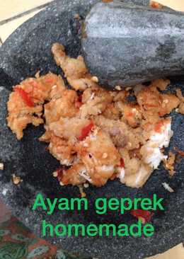 Ayam geprek simple & enak