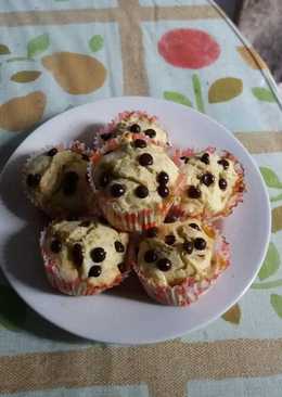 Kue muffin pisang simple