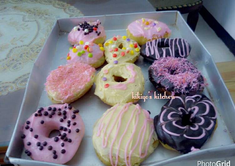 resep lengkap untuk Donat J'co (part 2 with bread improver)