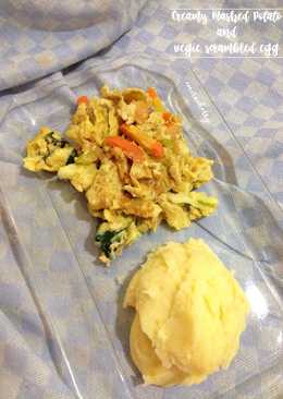 Creamy Mashed Potato and Vegie Scrambled Egg