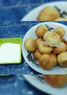 Donat bulet (no telur, no ulen, no kentang) gak ribet