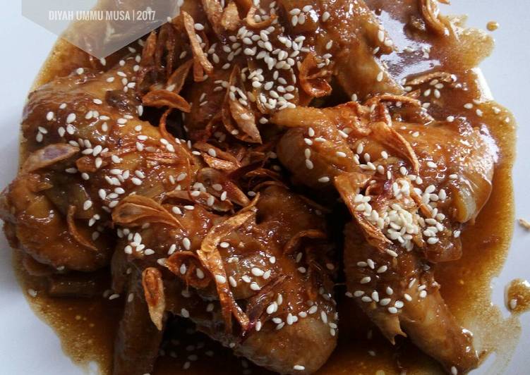 resep masakan Chicken Wings Teriyaki ala Javanese ^^