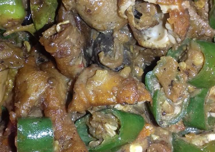 resep lengkap untuk Ati ampela cabe ijo