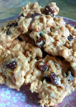 Oat Raisin & Chocochip Cookies (eggless, sugarless, no oven)