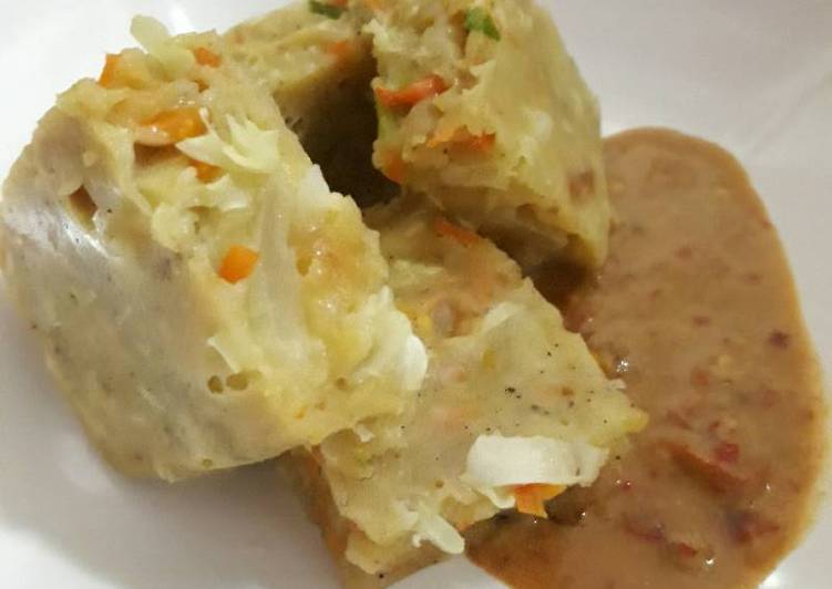 resep masakan Bakwan Kukus (alias siomay sayur)