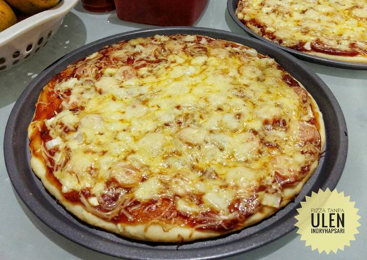 gambar untuk cara membuat Pizza tanpa ulen anti gagal a-la Indi