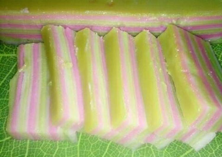 gambar untuk cara membuat Kue Lapis Tepung Beras