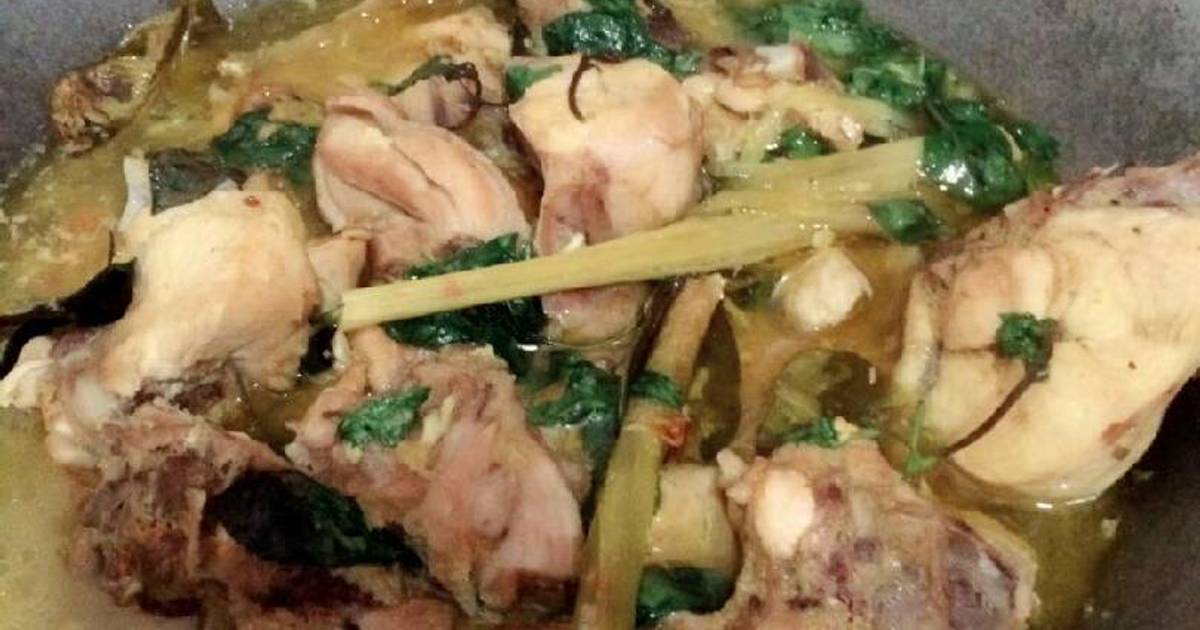 Resep Ayam kuah kuning kemangi ala Deirna Yuviana