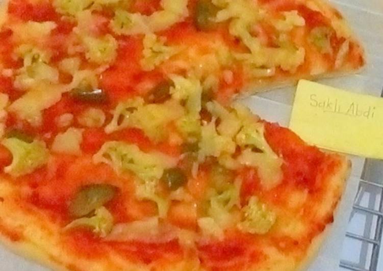 gambar untuk cara membuat Pizza vegetarian endess banget