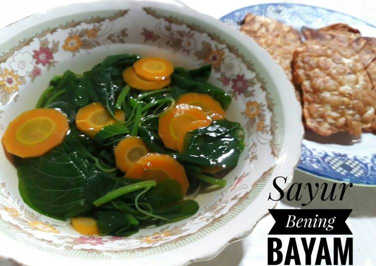 resep makanan Sayur Bening Bayam