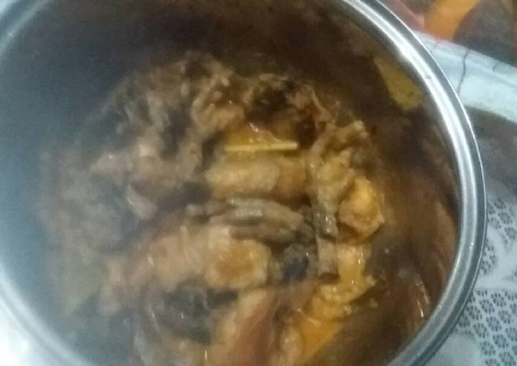 Resep Ayam ceker sambal mangga asem pedas