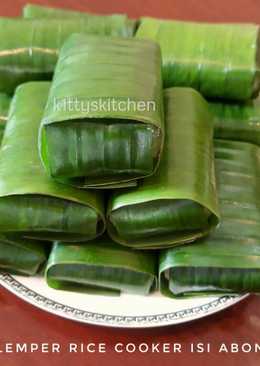 Lemper Rice Cooker Isi Abon