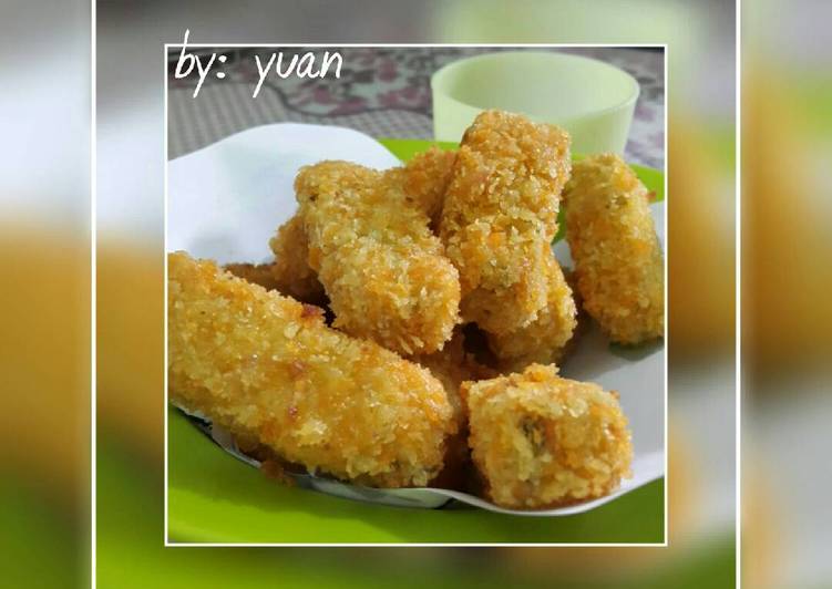 resep lengkap untuk Naget tempe