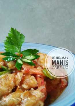 Udang Asam Manis Cabe Ijo