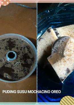 Puding susu mochacino oreo